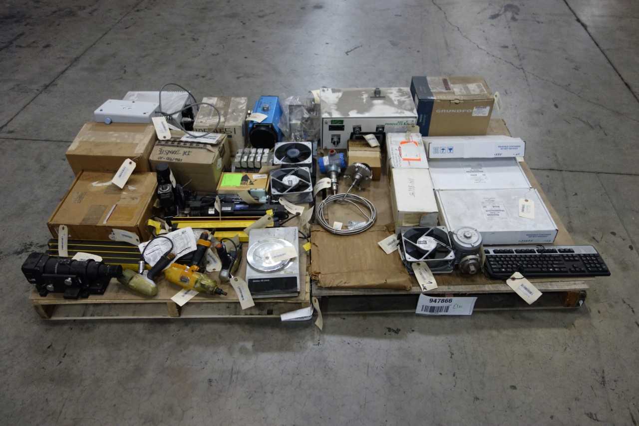 2 PALLETS OF ASSORTED ELECTRICAL - ELECTRICAL COMPONENTS