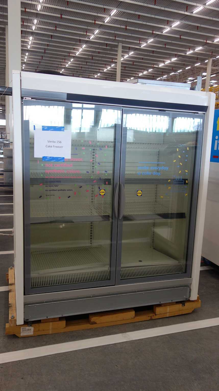 AHT VENTO GREEN MC FREEZE 156 2 DOOR MULTI-SHELF CHEST CAKE FREEZER 1.050W 208-240V-AC