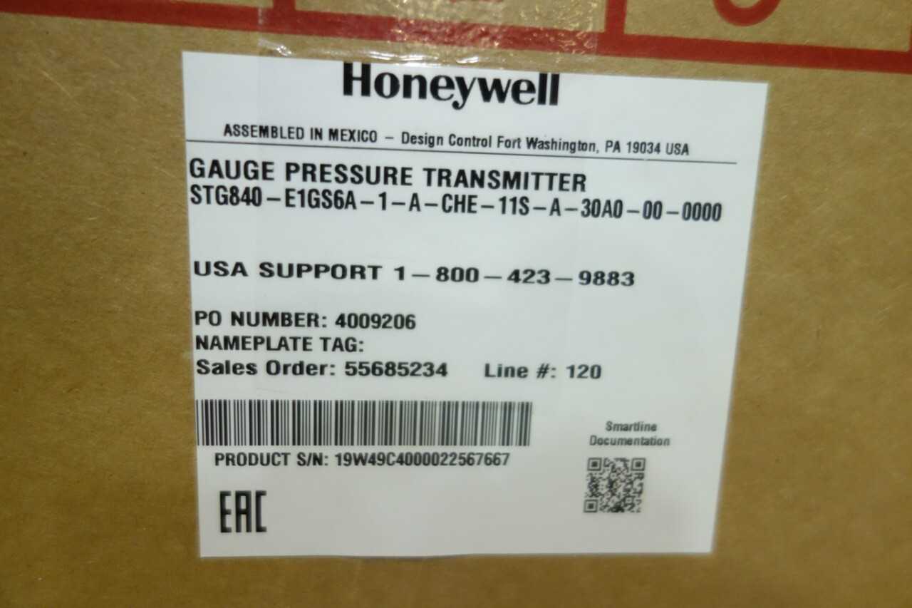 LOT OF 4 HONEYWELL GAUGE PRESSURE TRANSMITTER - INSTRUMENTATION