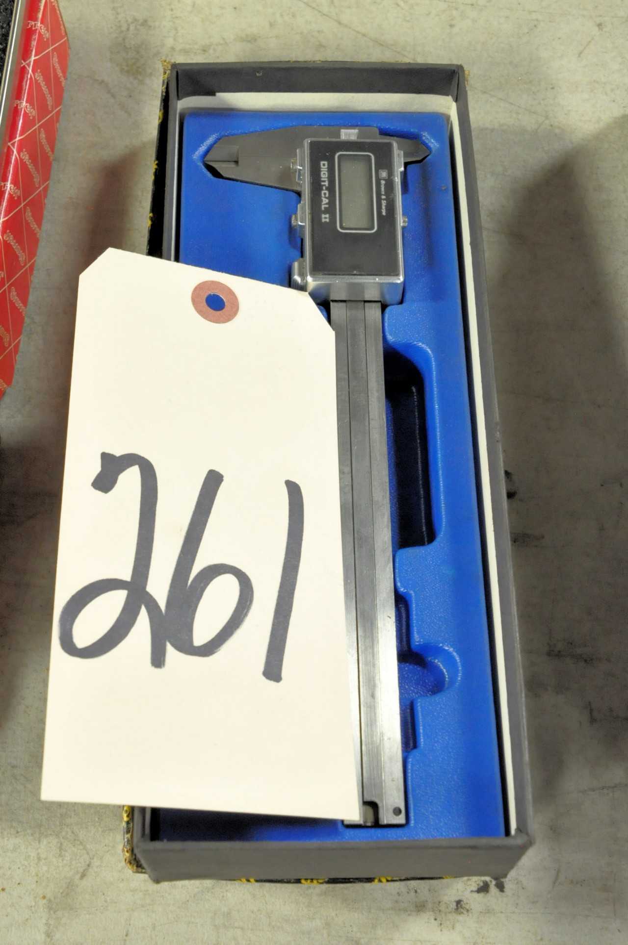 Brown and Sharpe Digit-Cal II Digital Calipers with case - ELECTRIC POWER TOOLS