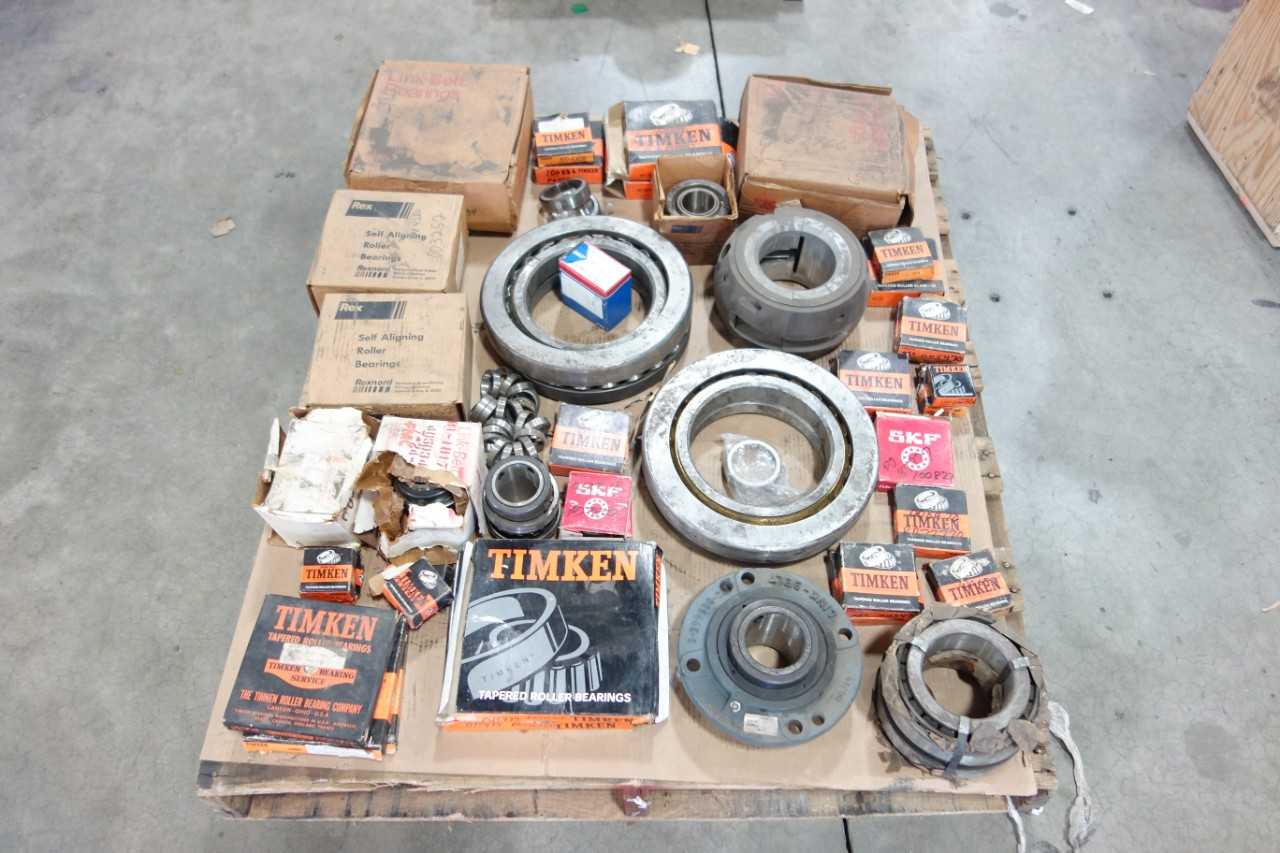1 PALLET OF ASSORTED BEARINGS AND BEARING SLEEVES - BEARINGS