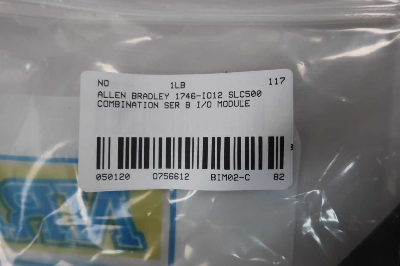 ALLEN BRADLEY 1746-IO12 SLC500 COMBINATION I/O MODULE SER B - AUTOMATION & CONTROLS