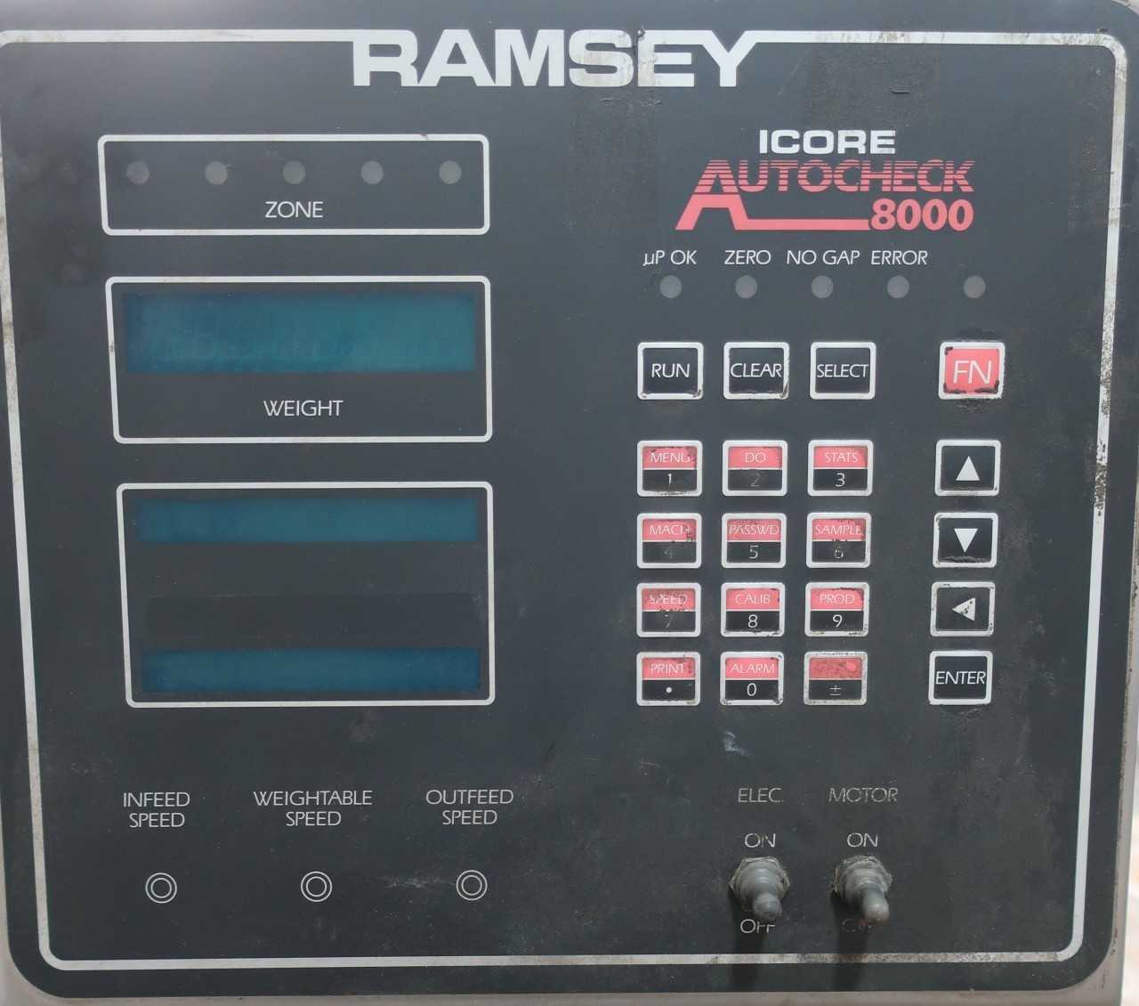RAMSEY ICORE AUTOCHECK 8000 CHECK WEIGHER - PROCESS EQUIPMENT