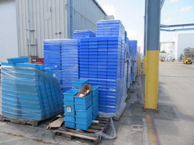 Plastic Storage Boxes (24) pallets LOT - PLANT & FACILITY EQUIPMENT