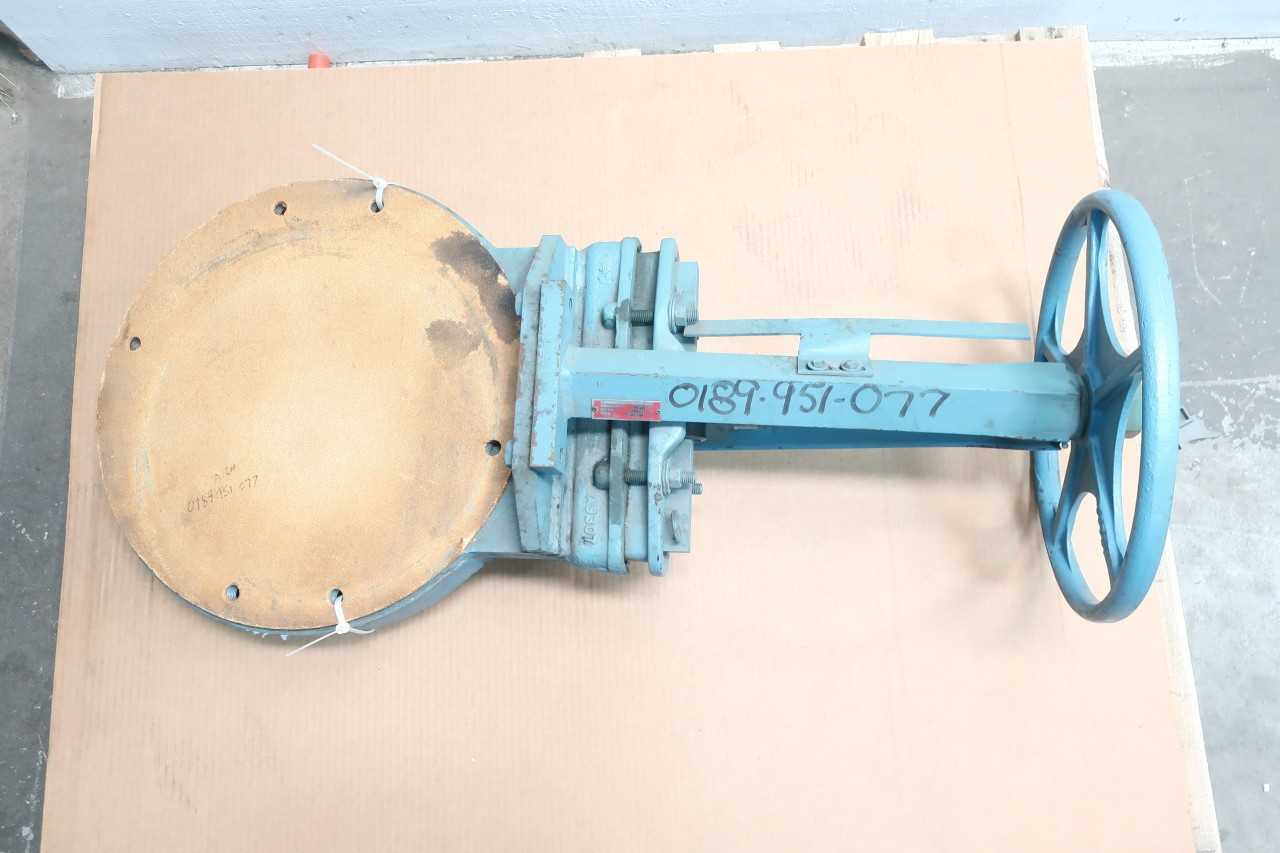 DEZURIK 9069805 MANUAL STAINLESS FLANGED KNIFE GATE VALVE 12IN 150 - KNIFE GATE VALVE