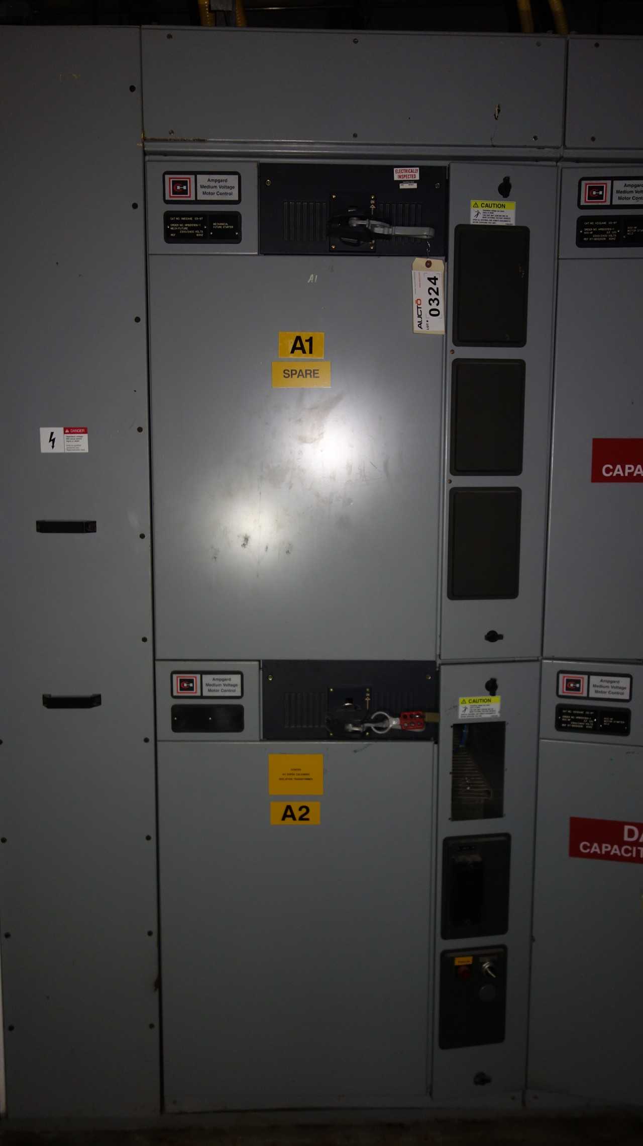 CUTLER HAMMER AMPGARD SJA25VW430 AC SWITCHGEAR (INCLUDES 2X SJA25VW430 CONTACTORS) - SWITCHGEAR