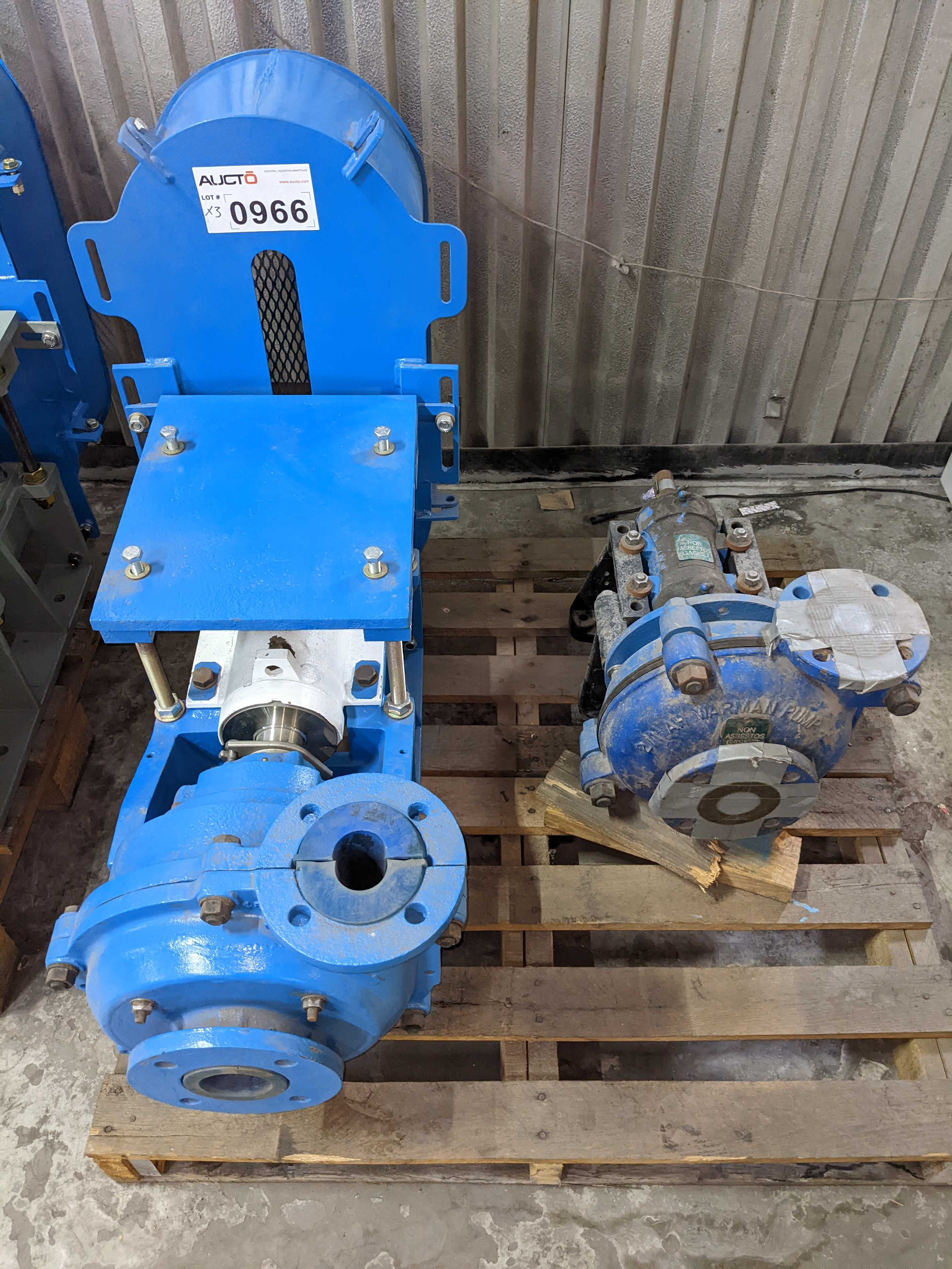 LOT OF WARMAN PUMPS & PARTS - PUMPS