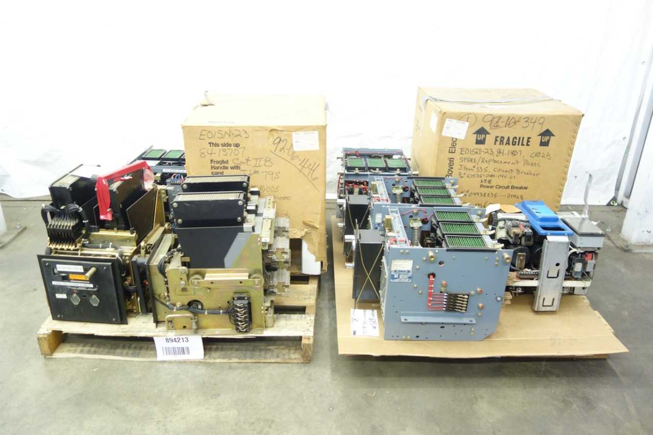 2 PALLETS OF ASSORTED CIRCUIT BREAKERS - CIRCUIT BREAKERS
