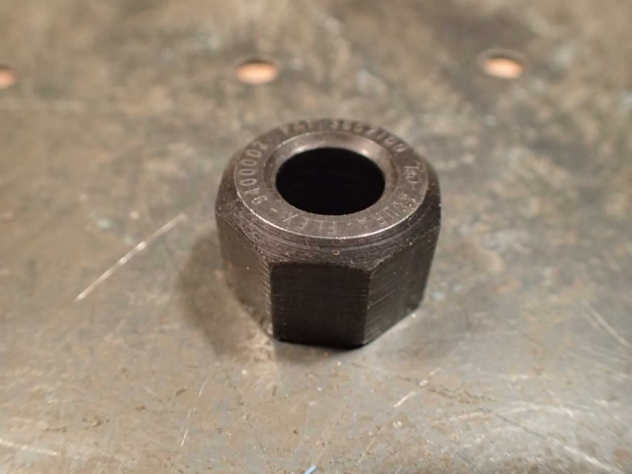 TSD 3/8" Acura-Flex 9400002 Collet Retention Nut, Used in Good Condition - HOLEMAKING TOOLS