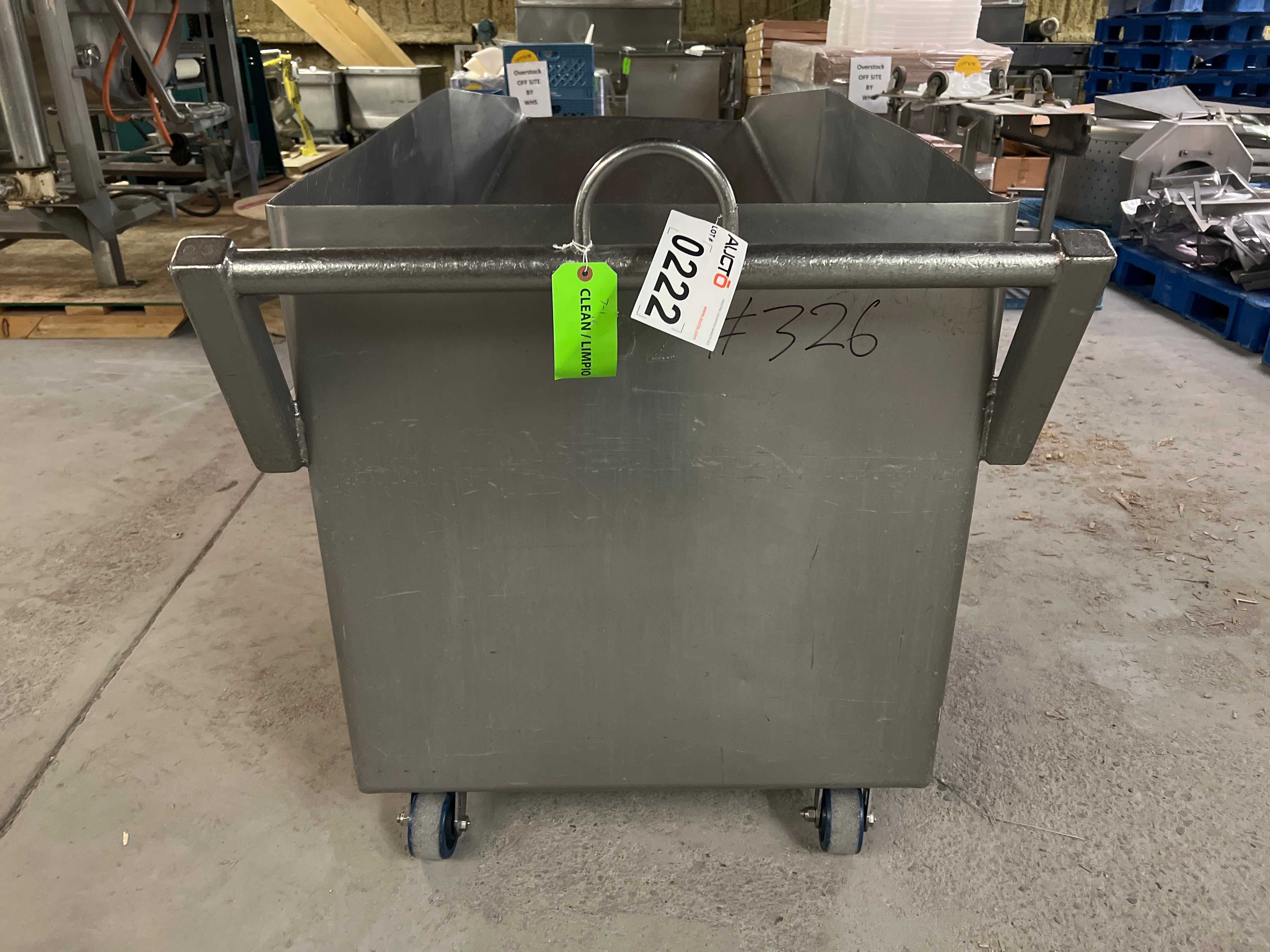 Stainless Steel Dump Cart Hopper