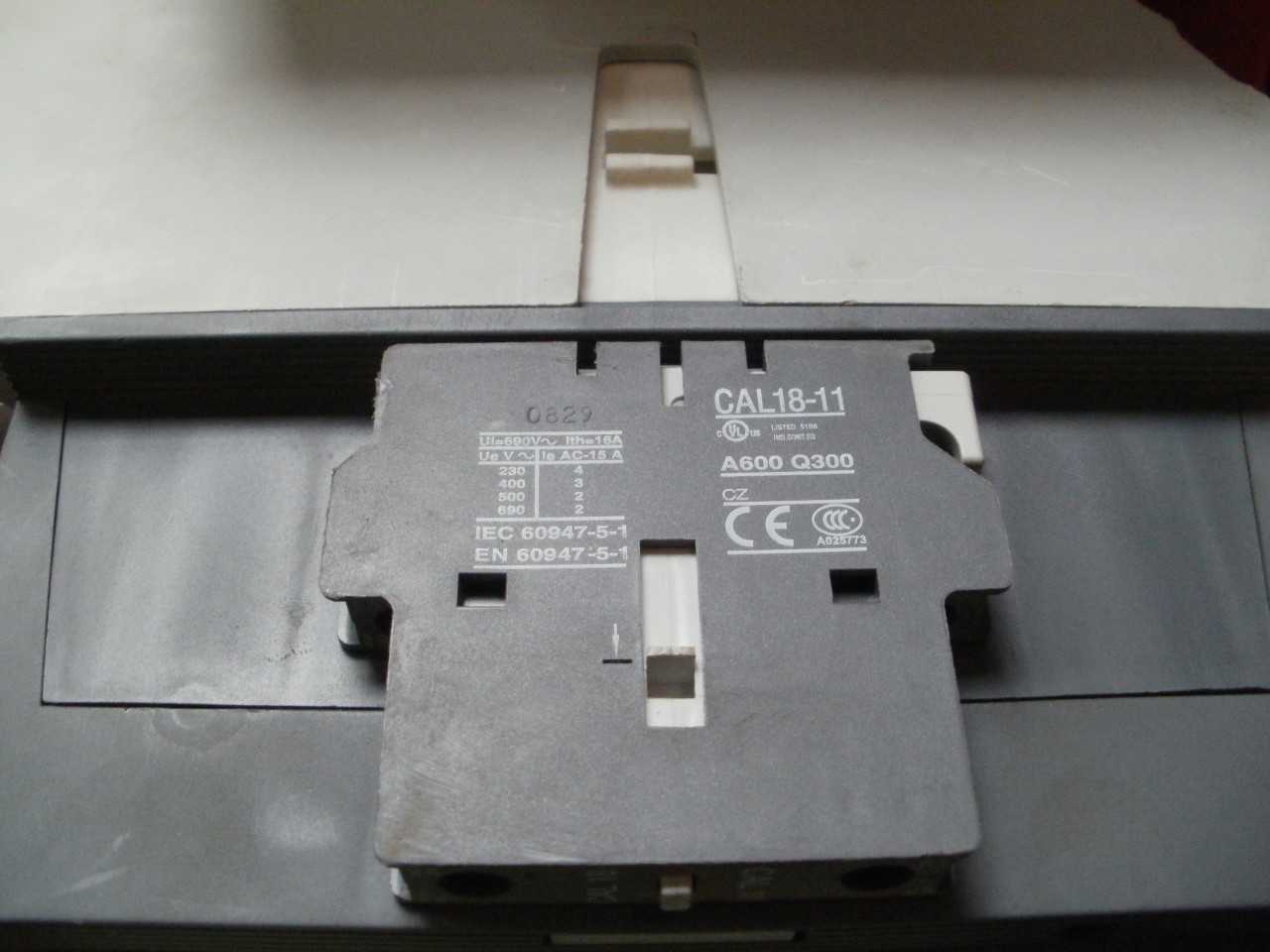 ABB NEMA SIZE 5 CONTACTOR ( QTY. 4 ) - CONTACTORS
