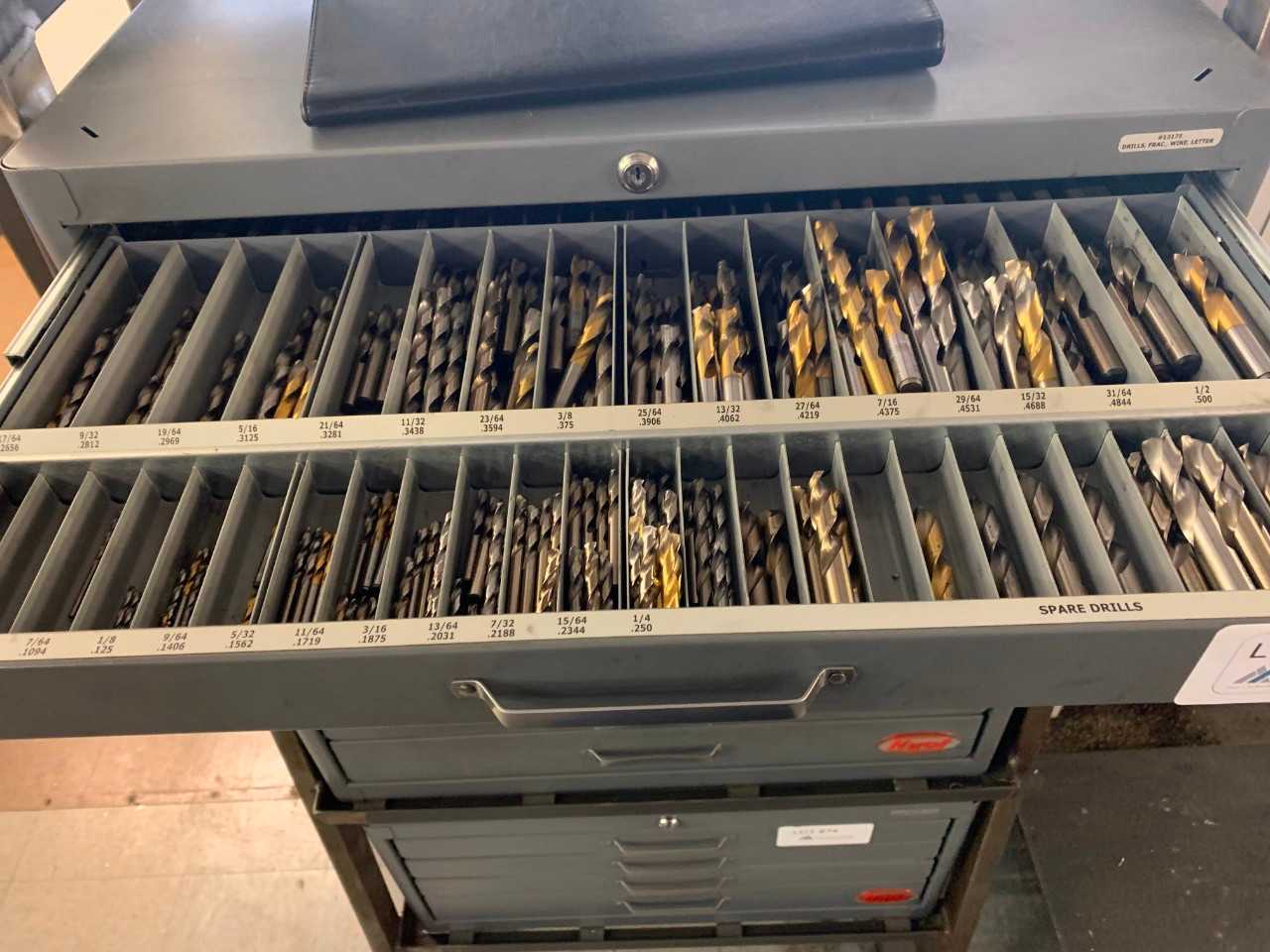 Drill Index Cabinet w/key - ELECTRIC POWER TOOLS
