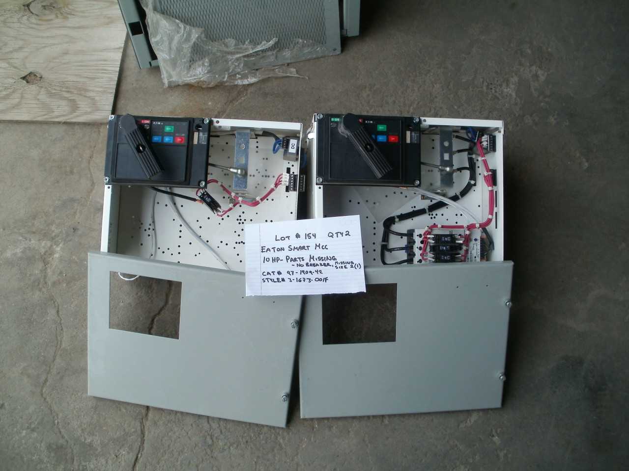 EATON SMART MCC NOT COMPLETE ( QTY 2.) - MOTOR CONTROL CENTERS