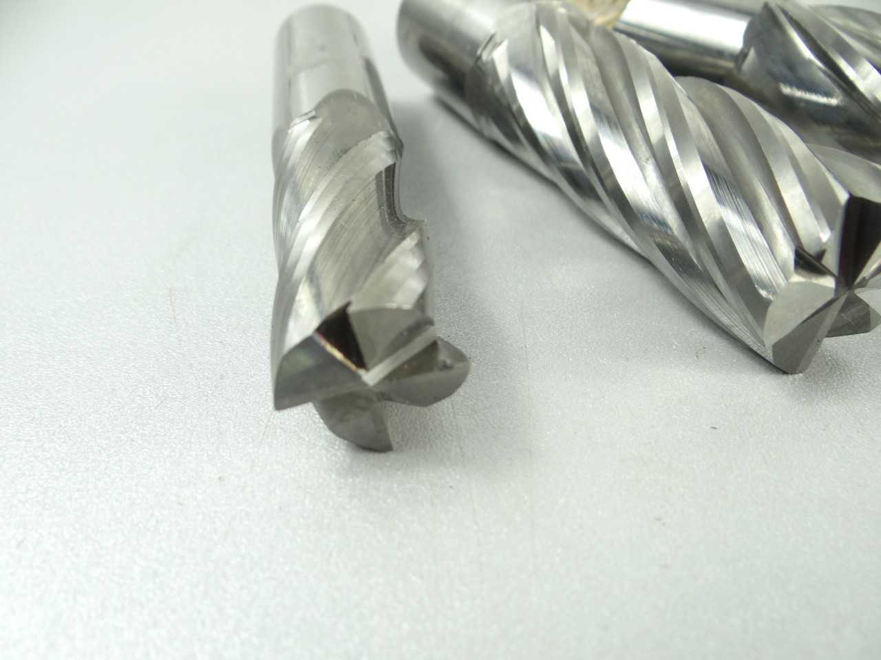 Lot of 3 Solid Carbide 4 and 6 Flute End Mills - MACHINING ACCESSORIES & TOOLING