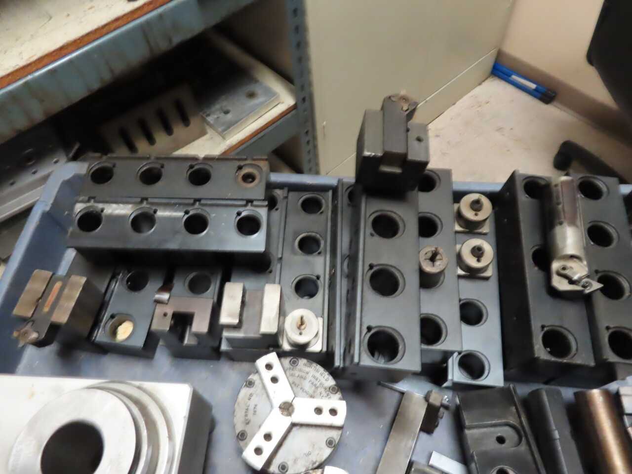 All contents on cart except presetter - MACHINING ACCESSORIES & TOOLING