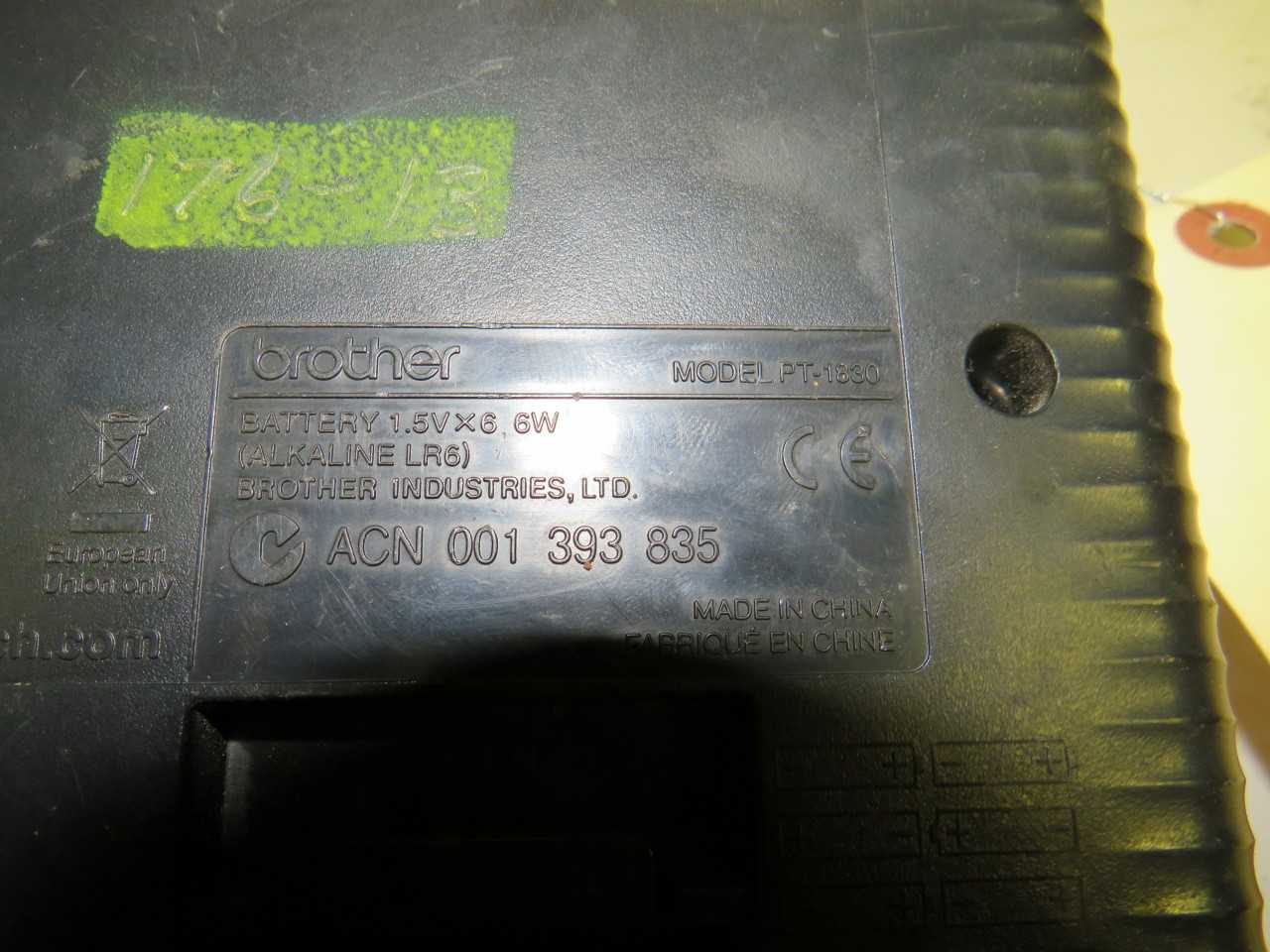 BROTHER TZ TAPE 9/64 - 3/4" P-TOUCH PT-1830 PRINTER - PACKAGING