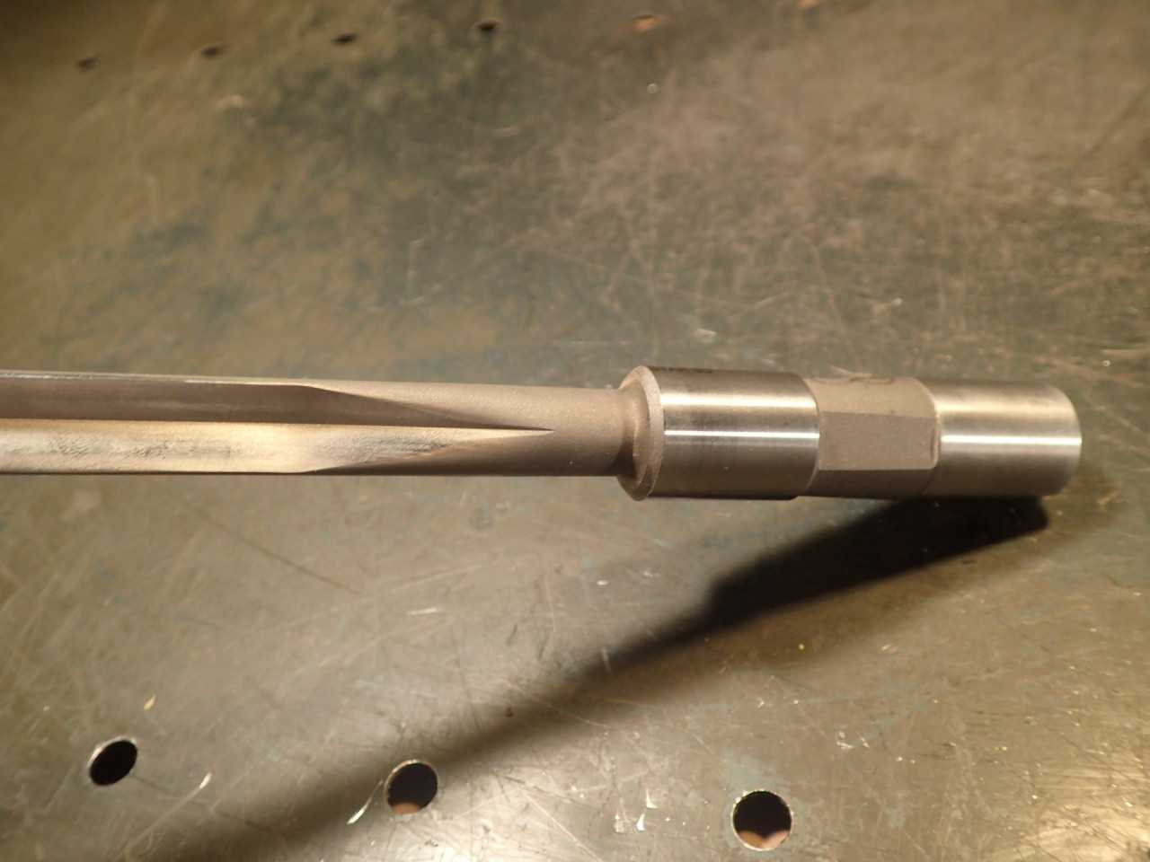 Star 1/2" x 26.75" OAL Carbide Tipped Coolant Fed Gun Drill: No Internal Thread - MACHINING ACCESSORIES & TOOLING