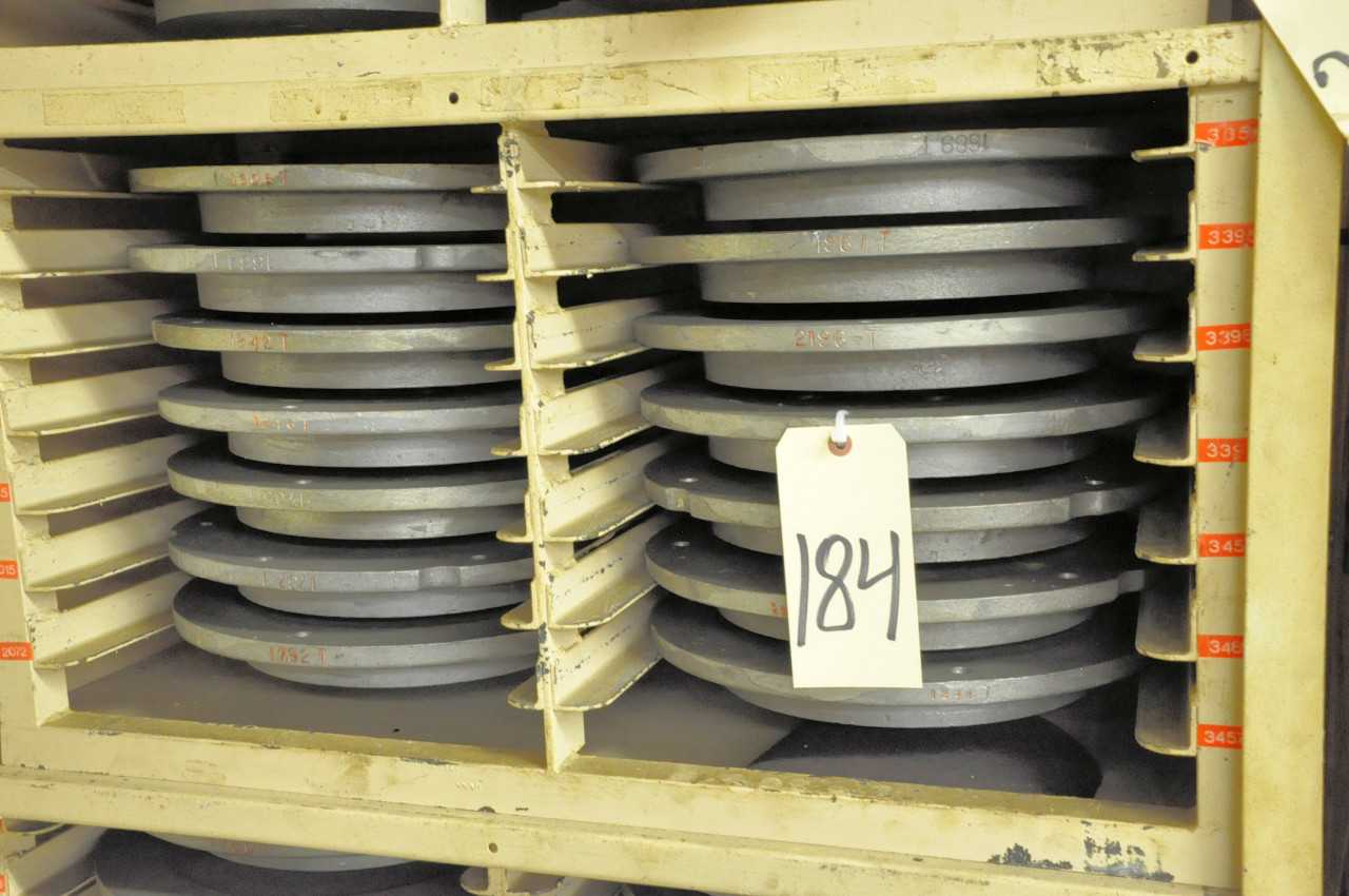 Lot-(14) Cartridge Plates on (1) Shelf - ELECTRIC POWER TOOLS