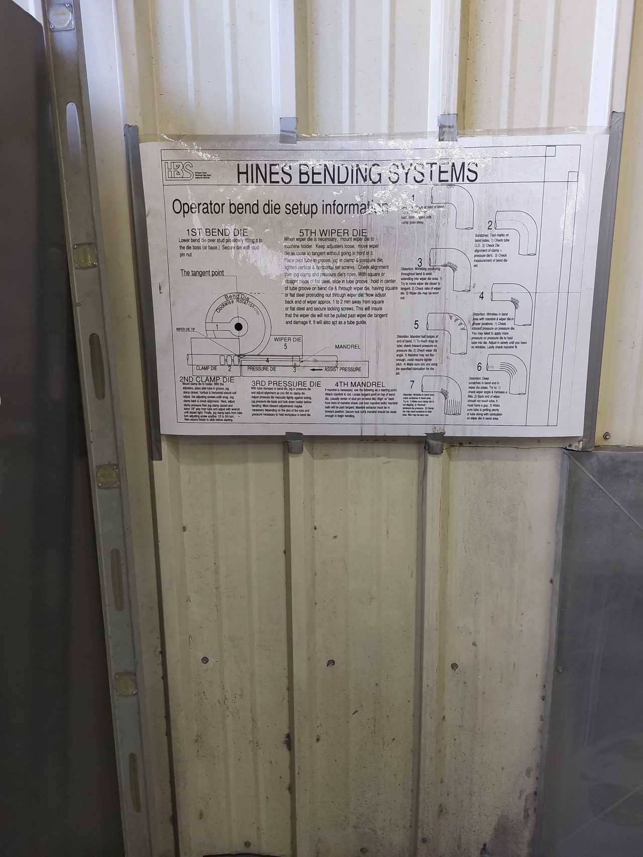 Hines Tube Bender - MISCELLANEOUS