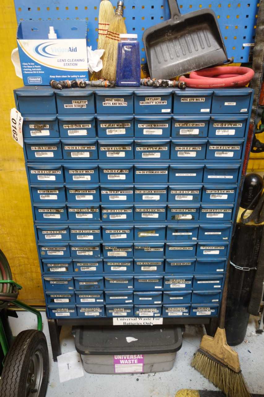 Shelving with assorted fasteners and fittings - SHELVING