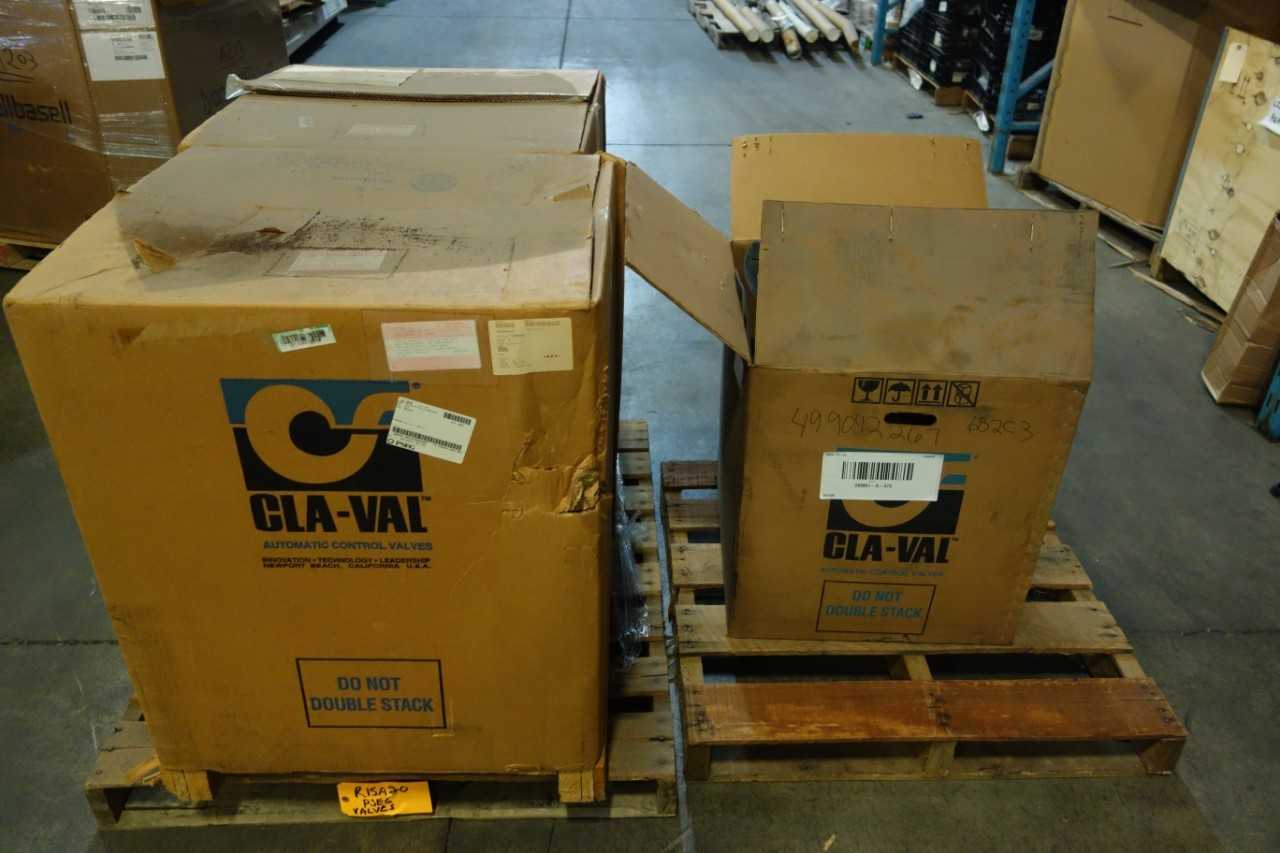 LOT OF 2 ASSORTED CLA-VAL SURGE PRESSURE RELIEF VALVES & PARTS - RELIEF VALVE