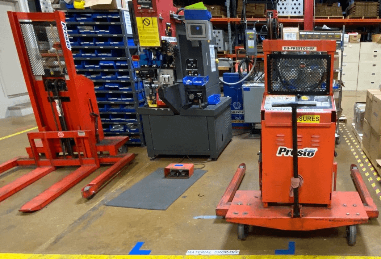 BULK LOT OF PRESTO LIFTS QTY 9 - MATERIAL HANDLING
