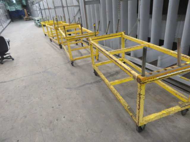 Metal Rack on wheels (4) Lot - MISCELLANEOUS