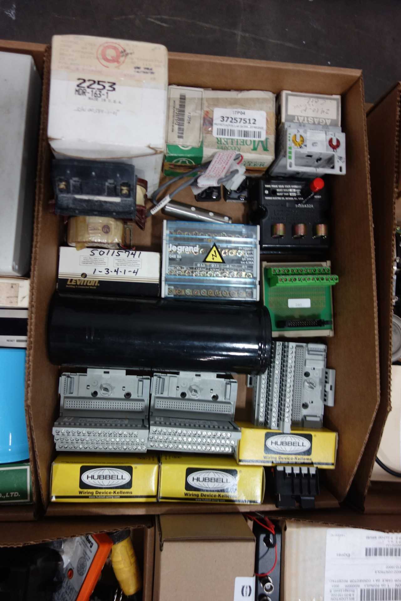 4 PALLETS OF ASSORTED ELECTRICAL COMPONENTS - ELECTRICAL COMPONENTS