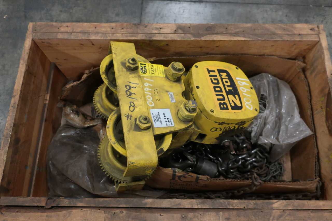 BUDGIT 8304 CHAIN HOIST 2 TON - LIFTING EQUIPMENT