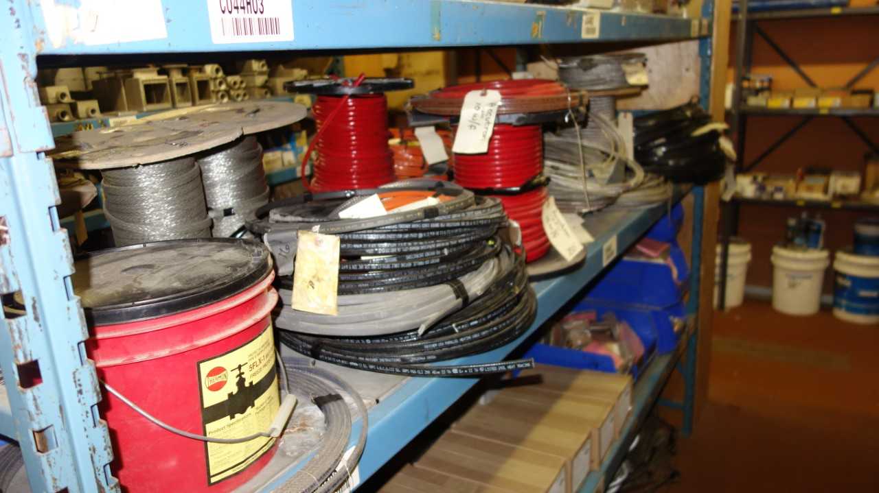 LOT OF ASSORTED HEAT TRACE CABLE - ELECTRICAL COMPONENTS