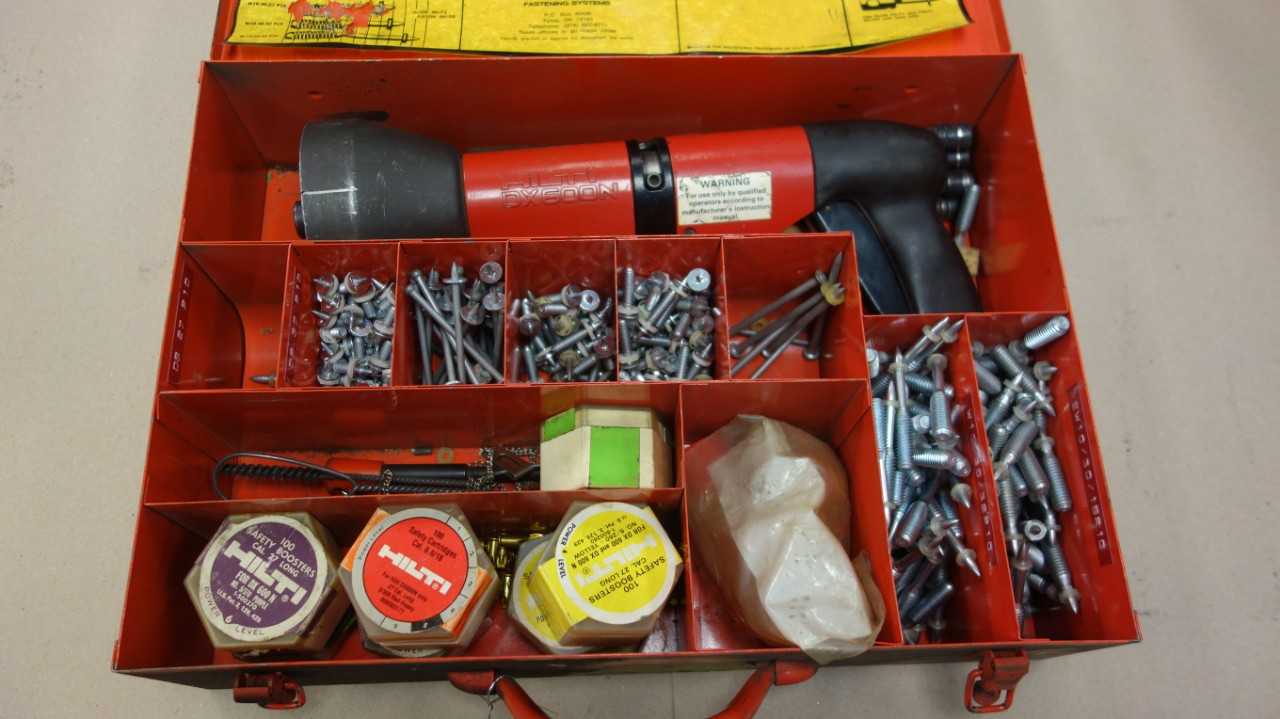 HILTI DX600N SAFE PISTON DRIVE TOOL KIT - TOOL STORAGE