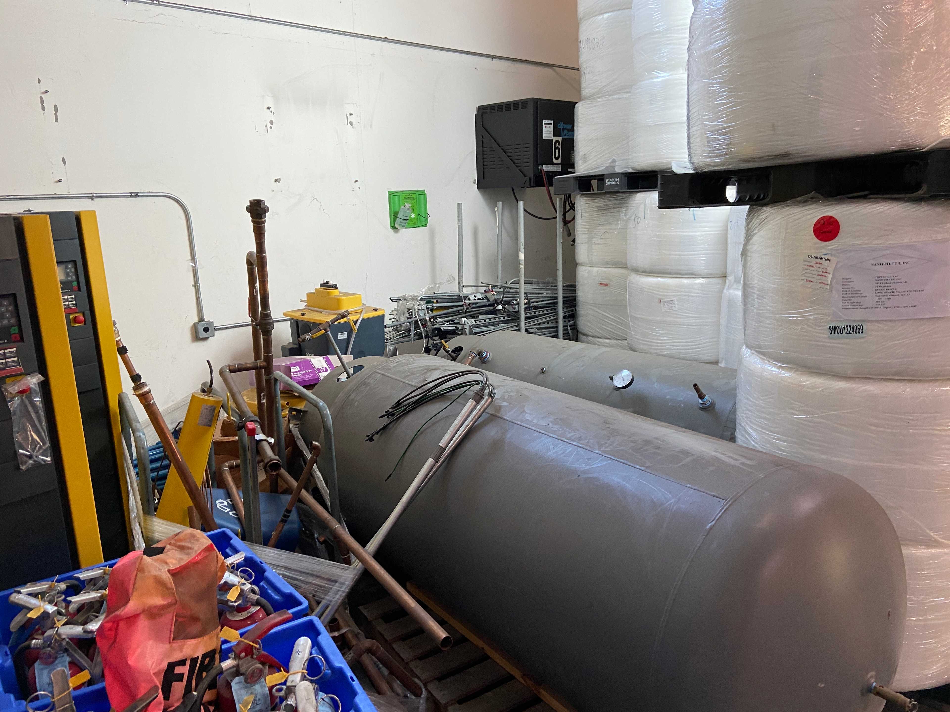 Misc piping, tanks and parts - PROCESS EQUIPMENT