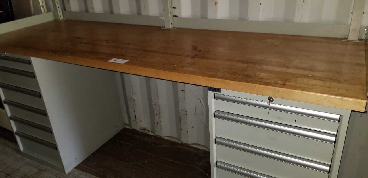 Lista Complete Butcher Block Work Bench No Contents - PLANT & FACILITY Lista Complete Butcher Block Work Bench No Contents - PLANT & FACILITY