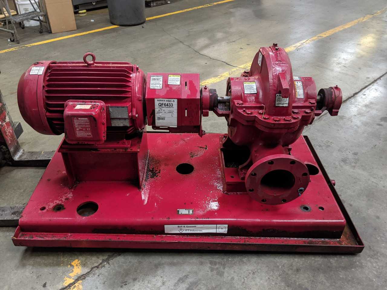 Bell and Gossett HSC-S Pump QF6433 6x8x12s - PUMPS Bell and Gossett HSC-S Pump QF6433 6x8x12s - PUMPS