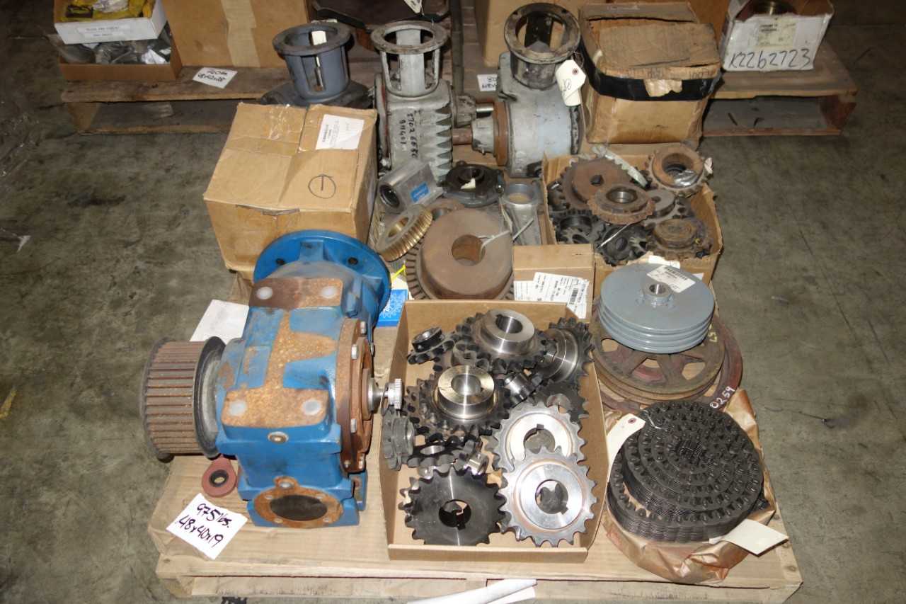 3 PALLETS OF ASSORTED POWER TRANSMISSION - POWER TRANSMISSION