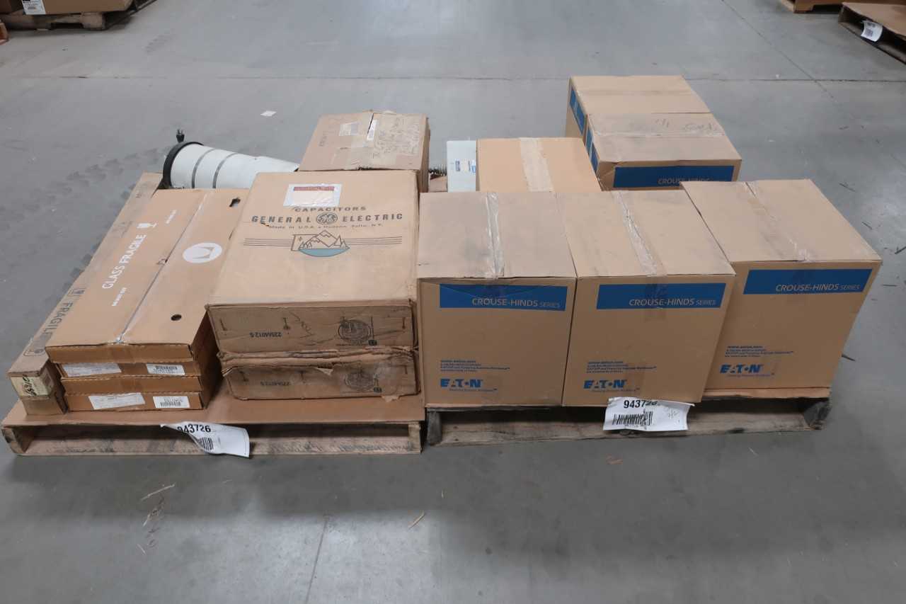 2 PALLETS OF ASSORTED ELECTRICAL - ELECTRICAL COMPONENTS
