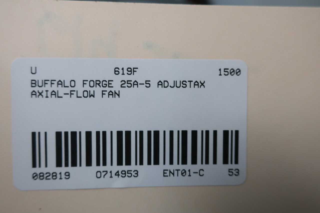 HOWDEN BUFFALO 25A 5 ADJUSTAX FAN MOTOR ASSEMBLY 3PH 460V AC FAN - ELECTRIC MOTORS