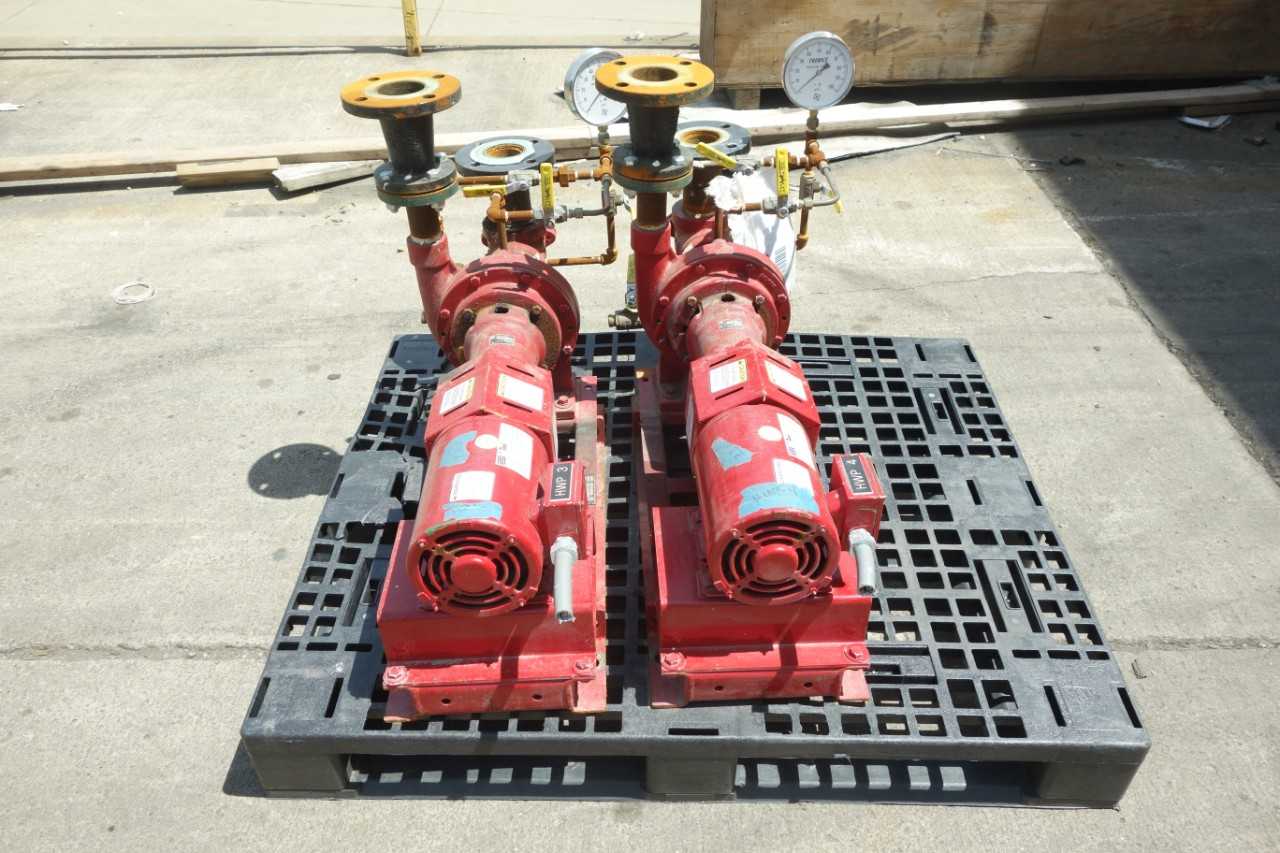 LOT OF 2 BELL & GOSSETT 1510 BF 6.375 CENTRIFUGAL PUMPS - CENTRIFUGAL PUMP