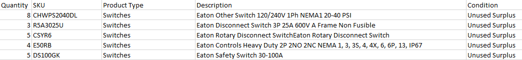 Quantity of 25x Assorted Switches - ELECTRICAL COMPONENTS Quantity of 25x Assorted Switches - ELECTRICAL COMPONENTS