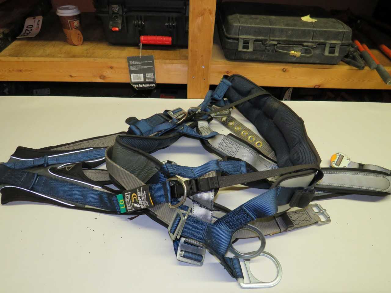 EXTRA LARGE SALA EXOFIT MODEL 1108652C TOWER HARNESS - SAFETY EQUIPMENT