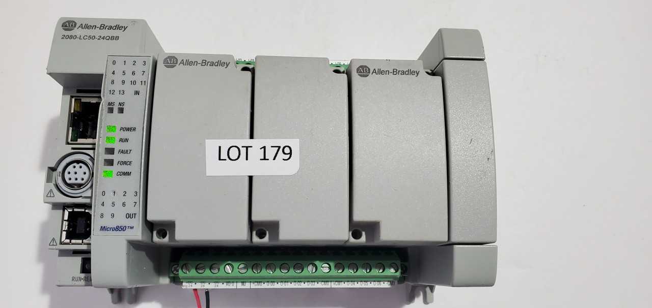 Allen Bradley Micro 850 2080-LC50-24QBB PLC - AUTOMATION & CONTROLS