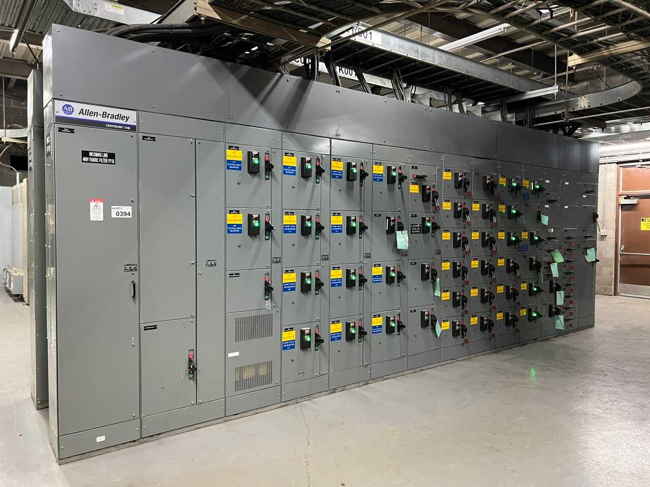 Allen Bradley Centerline 2100 MCCs - SWITCHGEAR