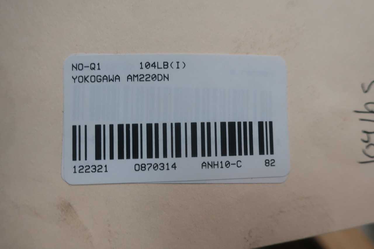 YOKOGAWA AM220DN-AB1-LSA MAGNETIC FLOW METER 8IN - FLOW METER
