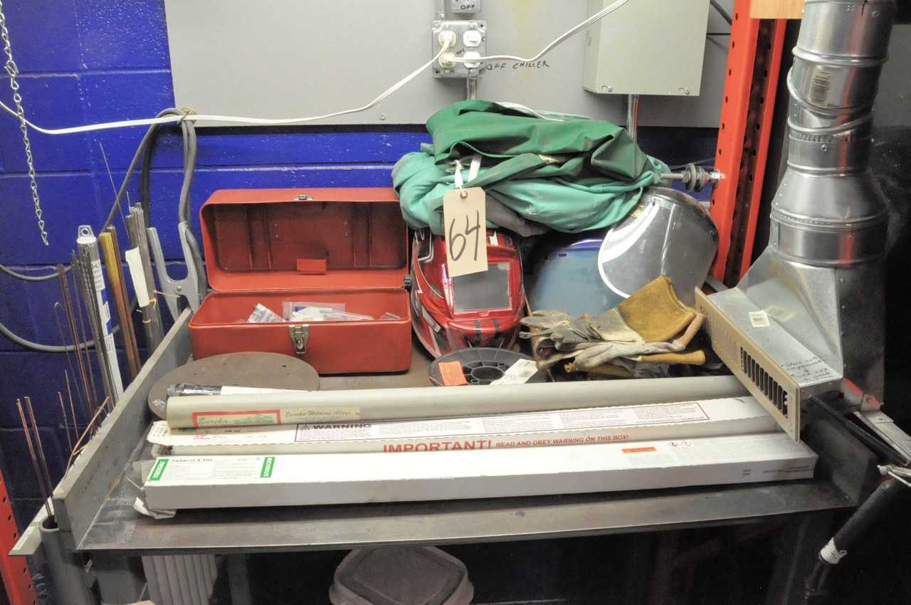 Lot-Welding Accessories, Face Masks, Tig Welding Rods, (Welding Table and Tig Gun Not Included) - WELDING EQUIPMENT