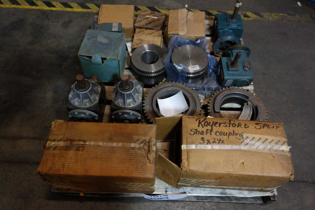 1 PALLET OF ASSORTED GEAR REDUCERS, POWER TRANS REPLACEMENT PART- DODGE, LIMITORQUE - GEAR REDUCERS 1 PALLET OF ASSORTED GEAR REDUCERS, POWER TRANS REPLACEMENT PART- DODGE, LIMITORQUE - GEAR REDUCERS