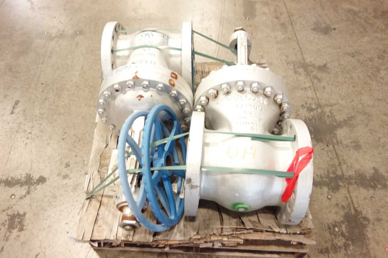 LOT OF 2 VELAN 10" GATE VALVES - VALVES
