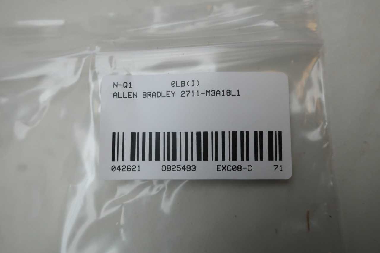 ALLEN BRADLEY 2711-M3A18L1 PANELVIEW 300 MICRO KEYPAD TERMINAL - AUTOMATION & CONTROLS