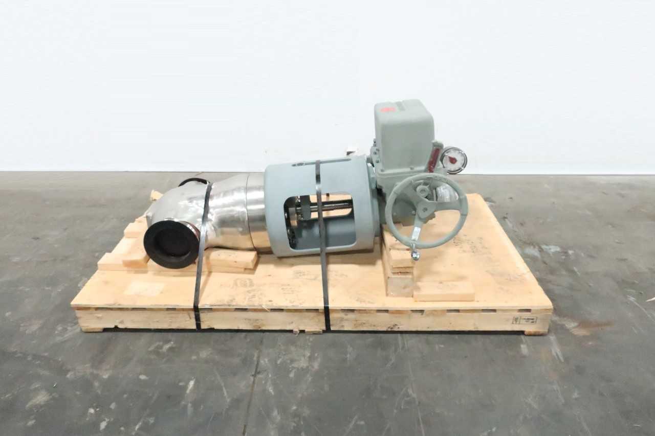 NEW VELAN 409623 B14-2054B-13PSN ELECTRIC 600 STAINLESS BUTT WELD 6IN CONTROL VALVE - CONTROL VALVE