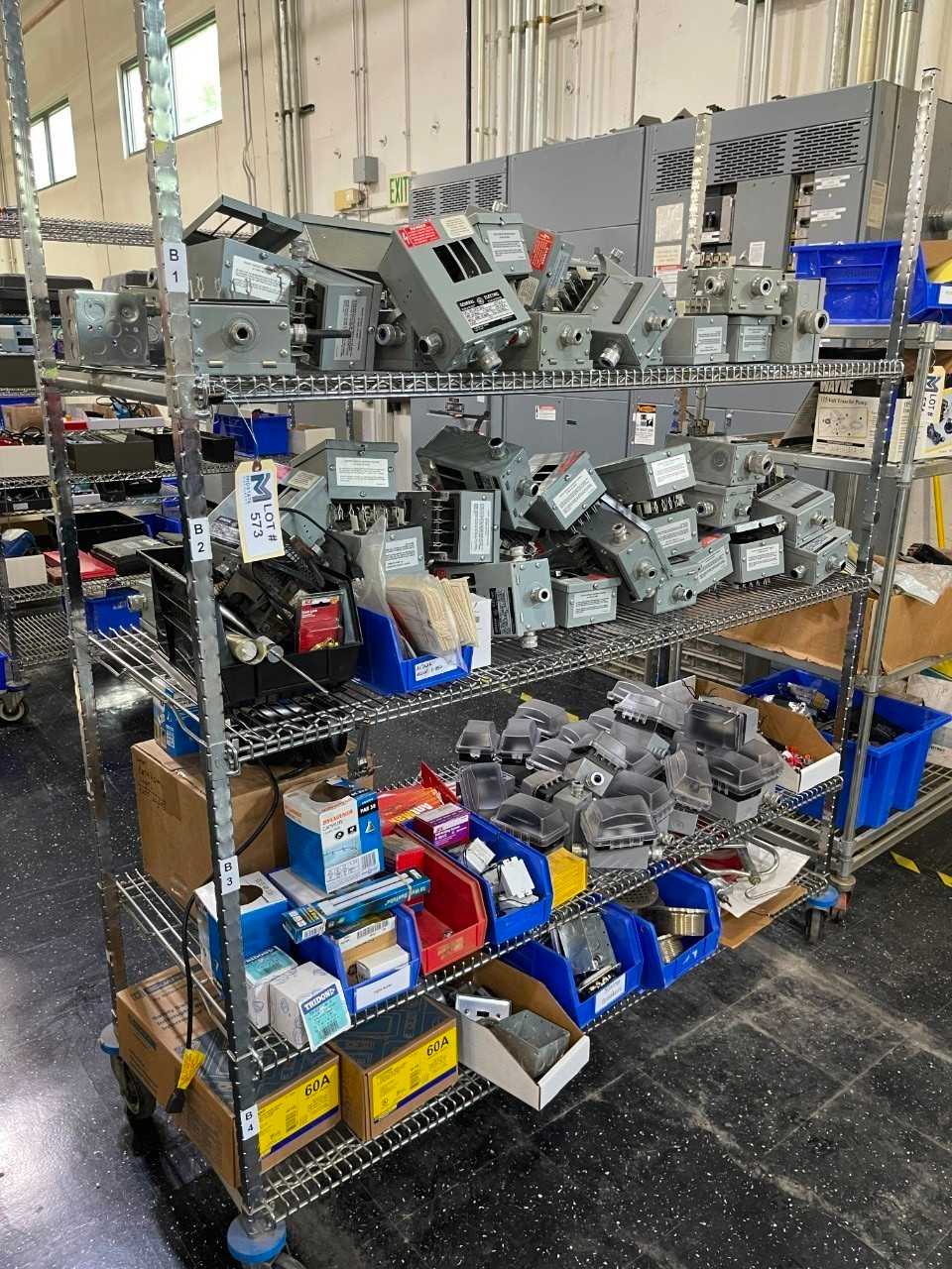 Rolling Rack Without Contents - SHELVING