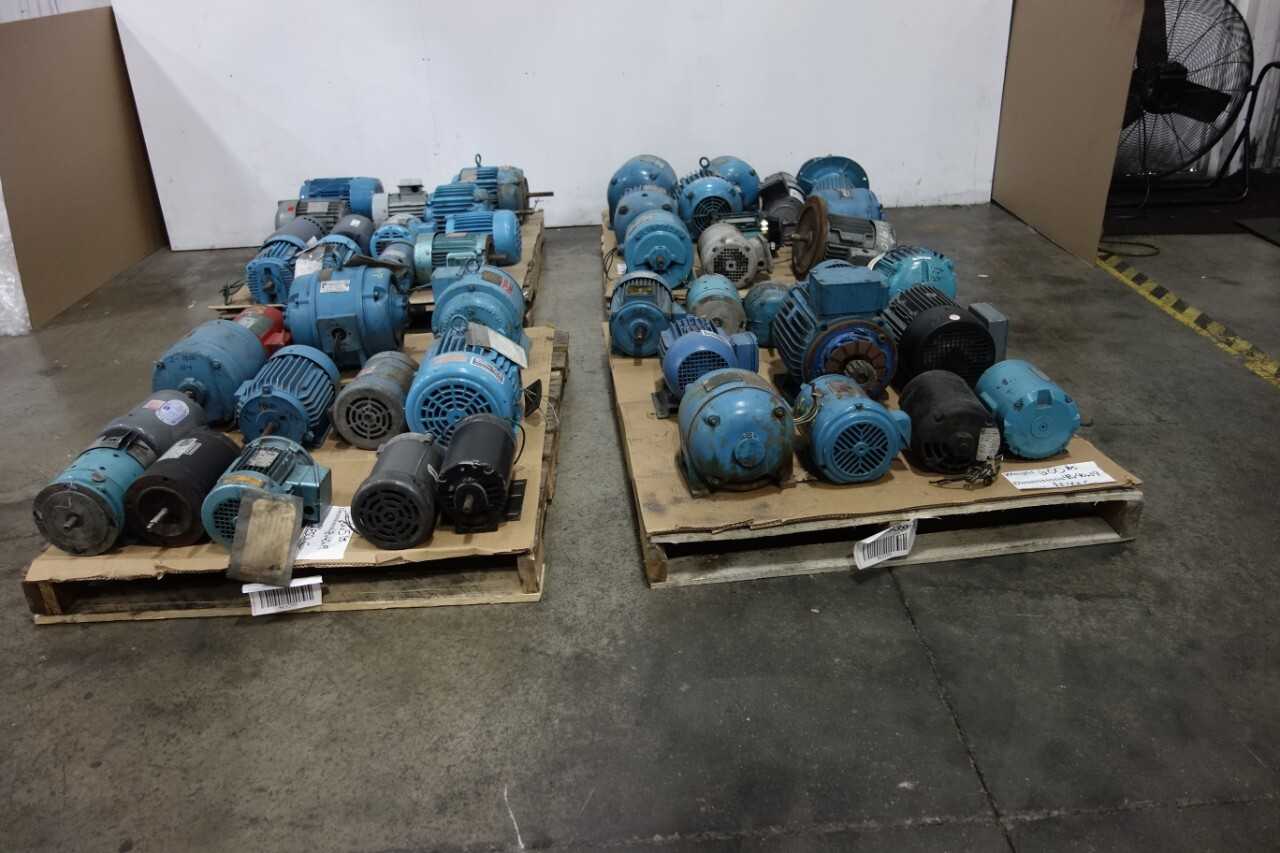 4 PALLETS OF ASSORTED 575V AC ELECTRIC MOTORS - ELECTRIC MOTORS 4 PALLETS OF ASSORTED 575V AC ELECTRIC MOTORS - ELECTRIC MOTORS